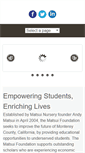 Mobile Screenshot of matsuifoundation.org