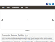 Tablet Screenshot of matsuifoundation.org
